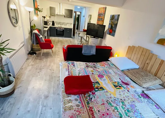 Daire Labyrinthe Sur La Place D, Hotes , Calme ,netflix Mirepoix (Ariege)